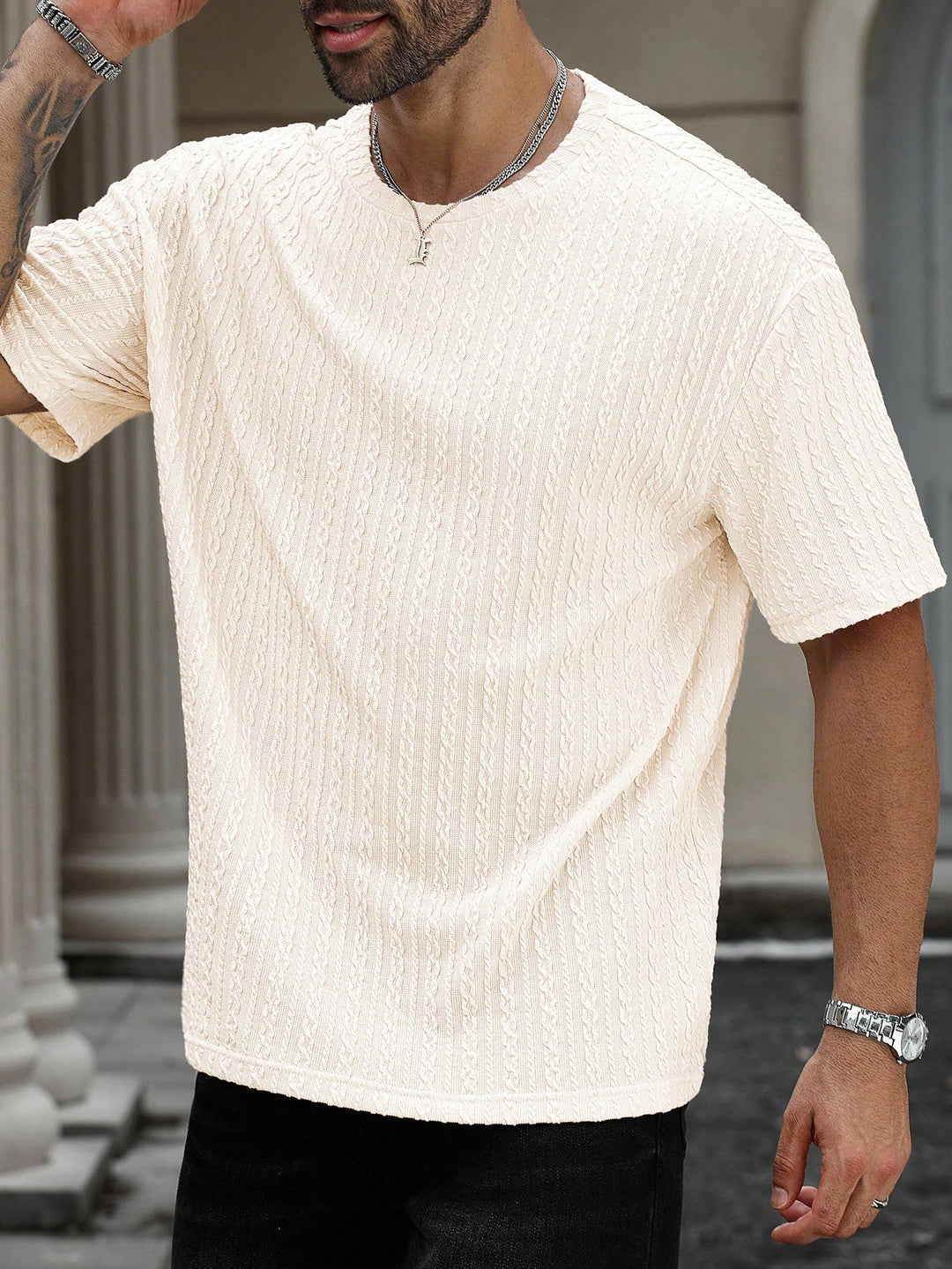 Tricou SHEIN, portocaliu