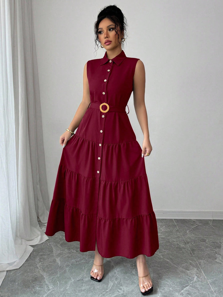 Rochie maxi SHEIN, vișiniu