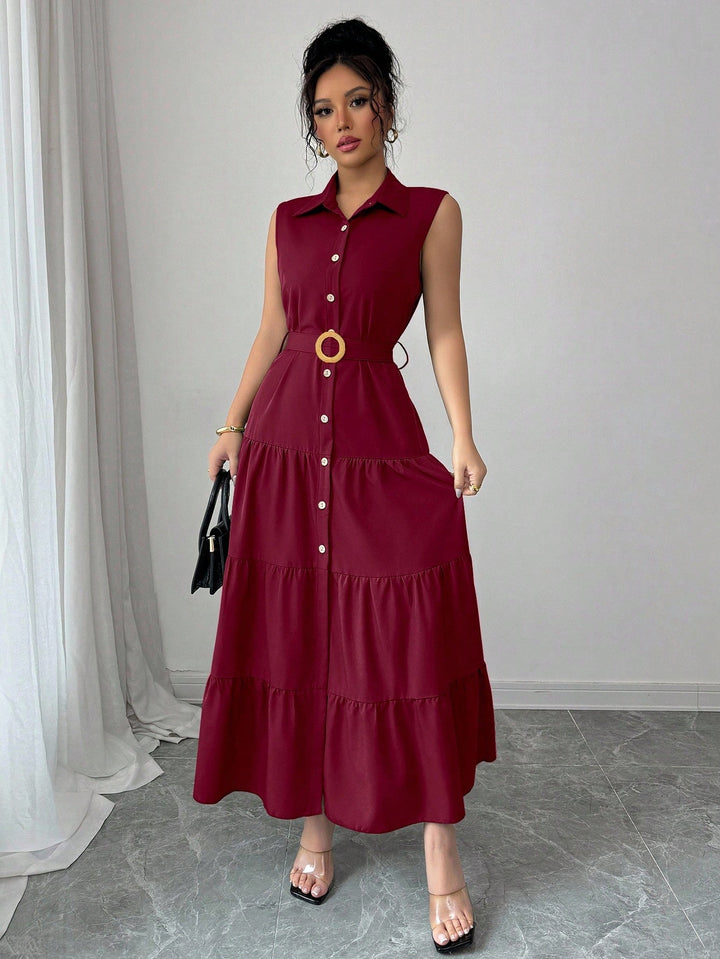 Rochie maxi SHEIN, vișiniu