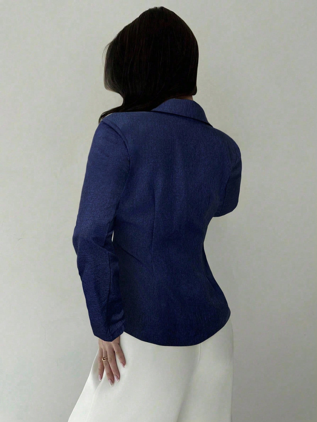 SHEIN blézer, kék
