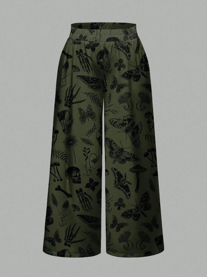 Pantaloni Shein, verde
