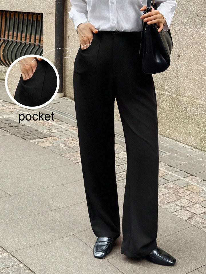 Pantalon SHEIN, negru