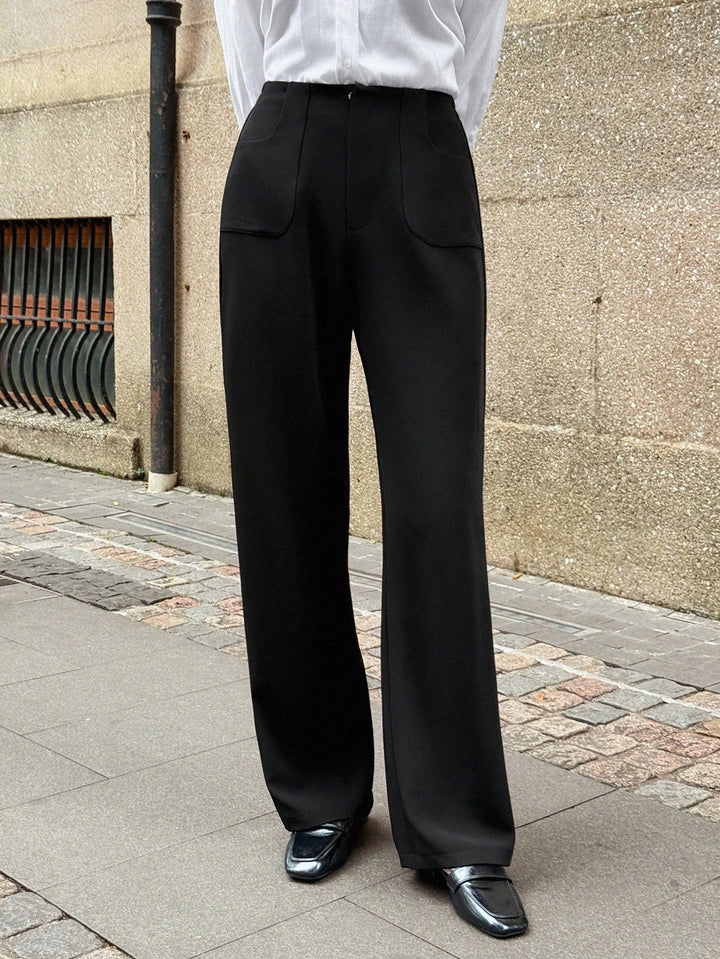 Pantalon SHEIN, negru