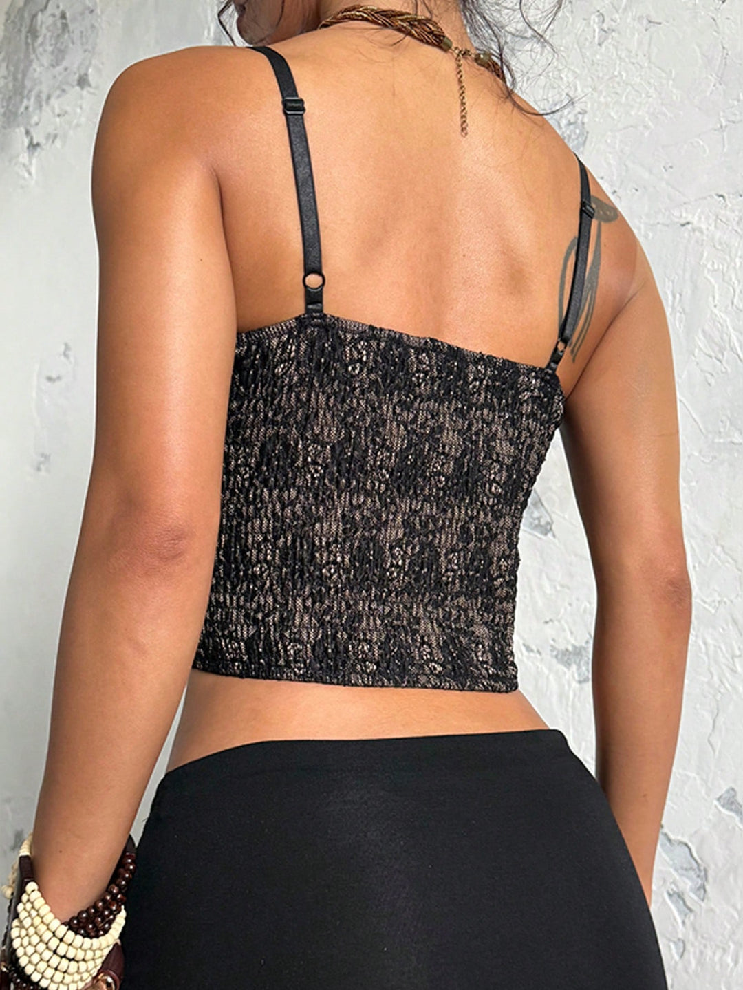 Top SHEIN, negru