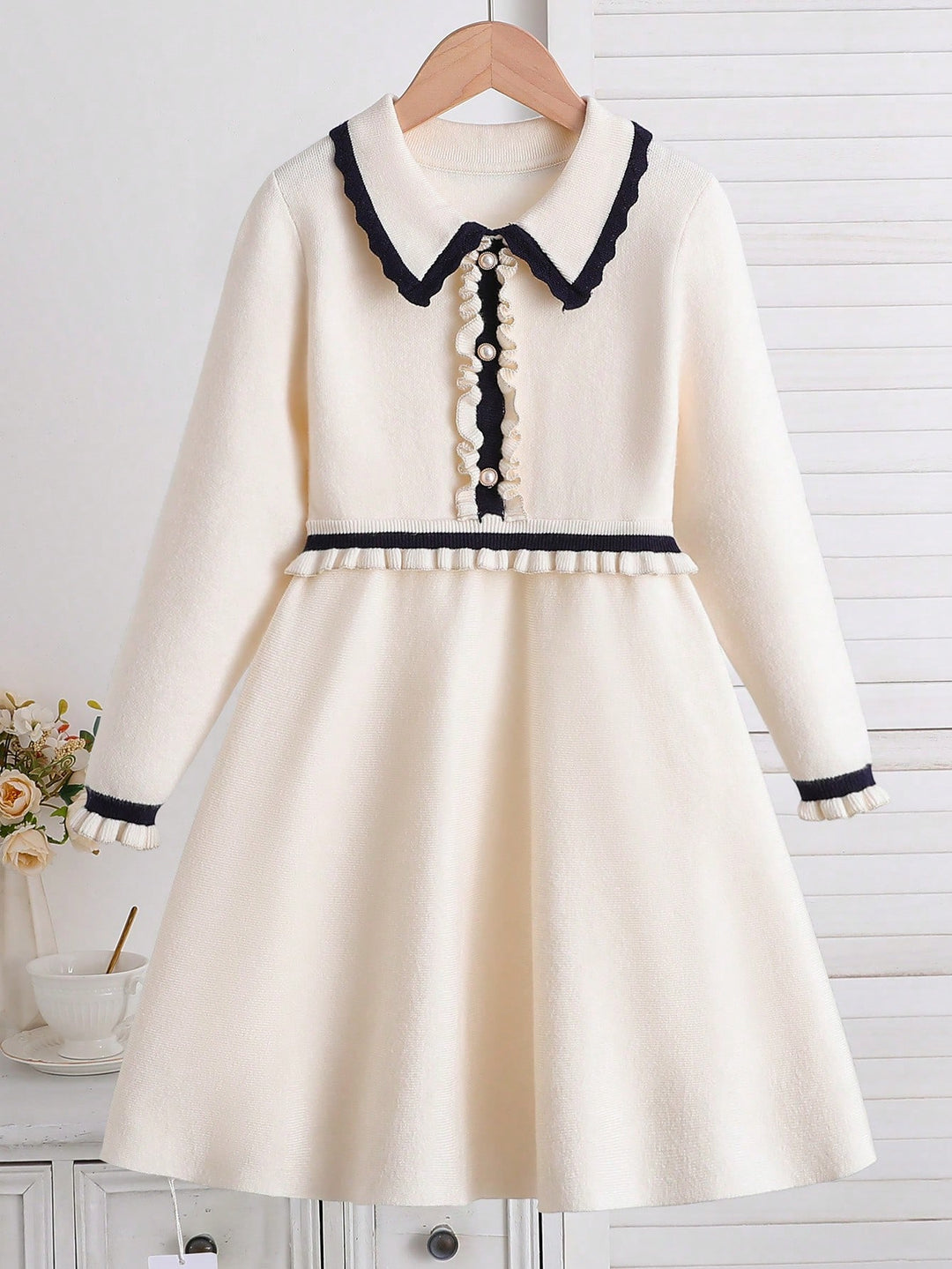 Rochie SHEIN, crem