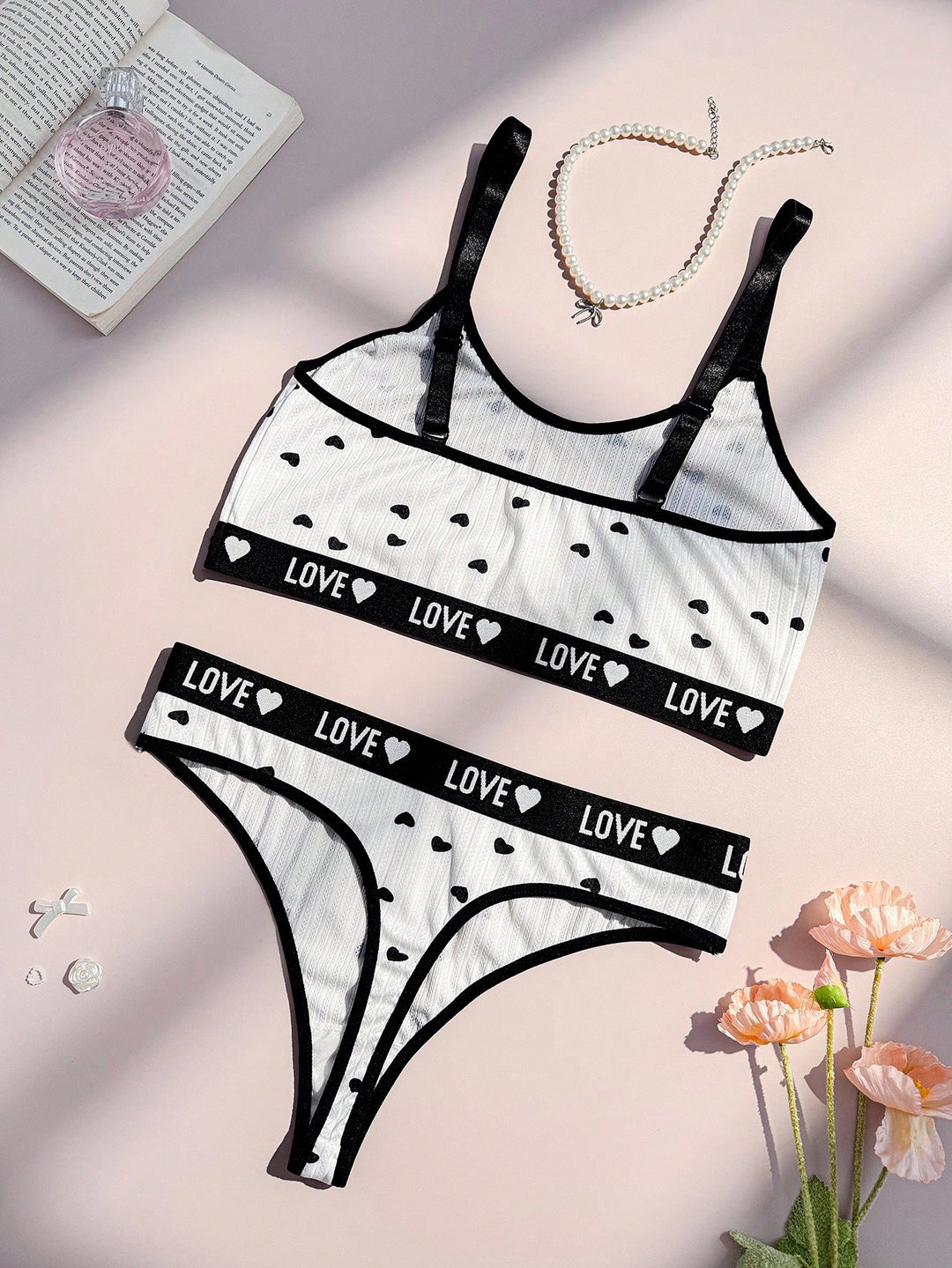 Set sutien și chilot SHEIN, mix culori