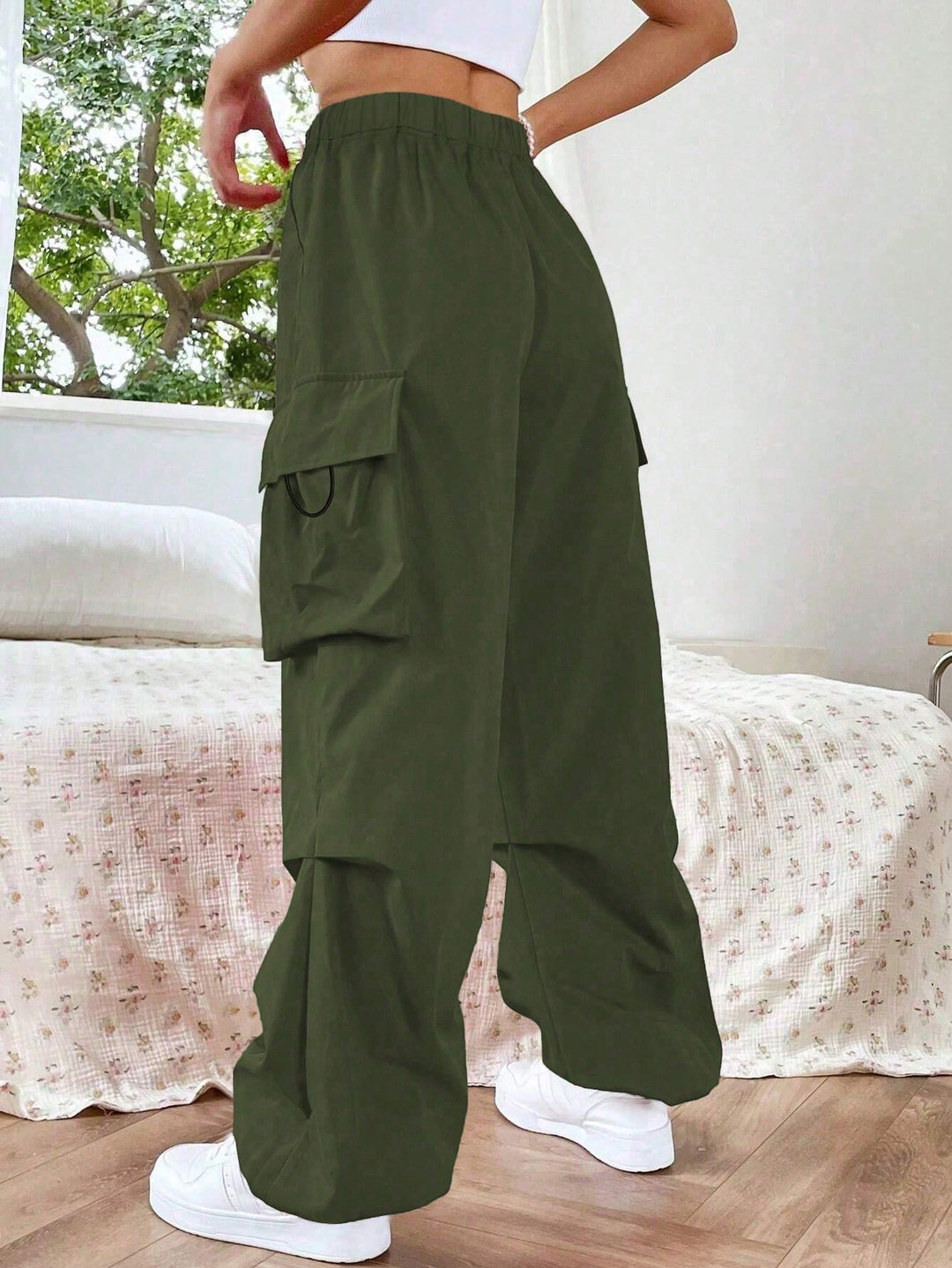 Pantaloni SHEIN, kaki