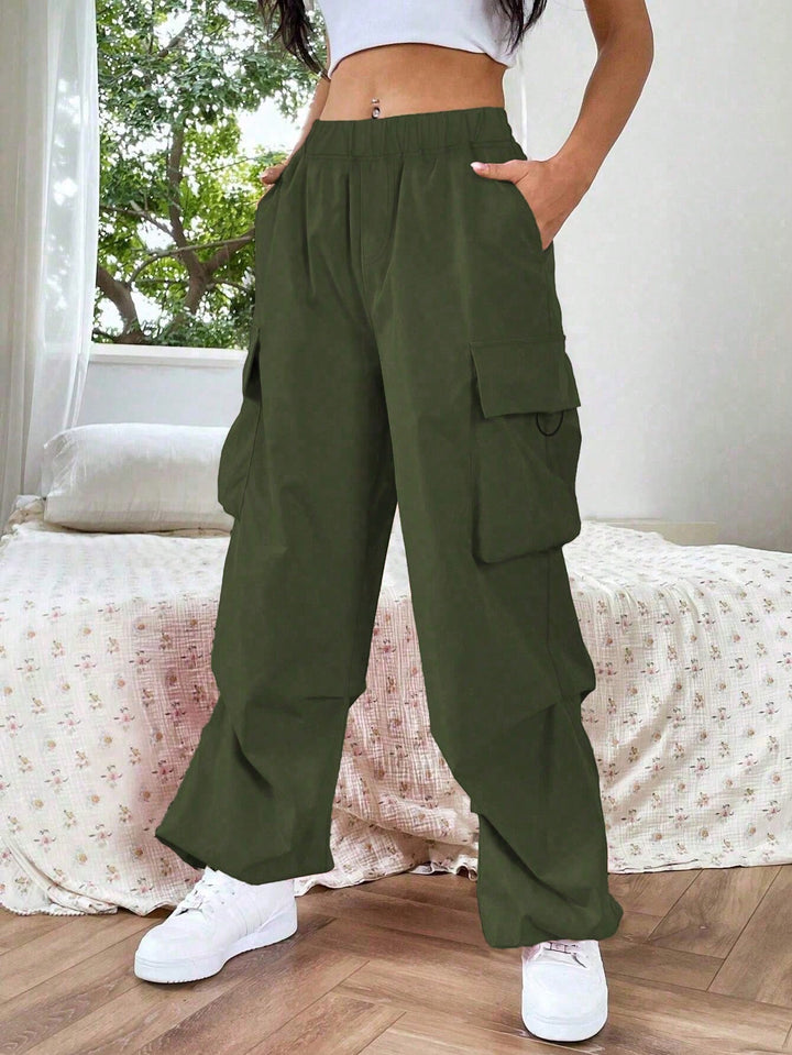 Pantaloni SHEIN, kaki