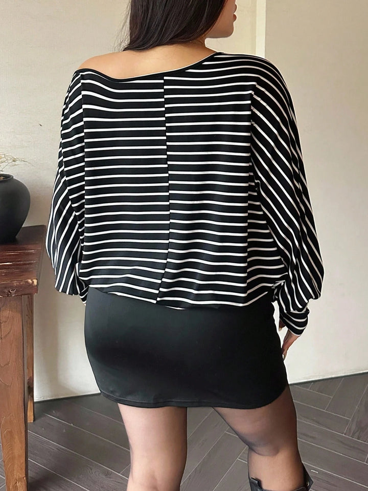 Rochie Mini Shein Curve, Negru
