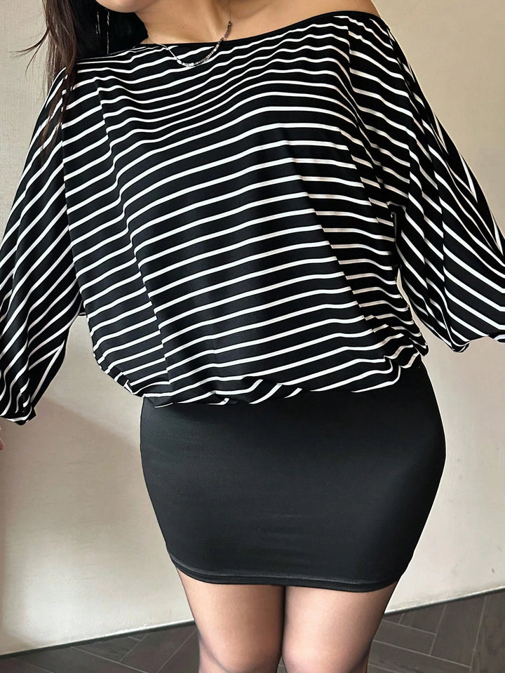 Rochie Mini Shein Curve, Negru