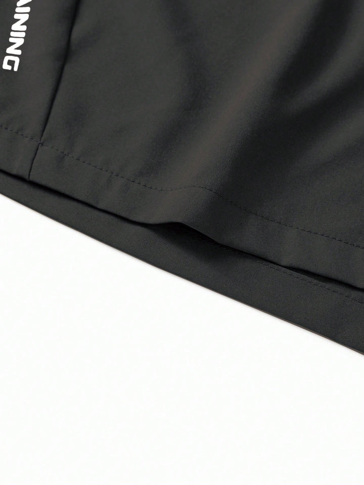 Pantaloni scurți SHEIN, negru