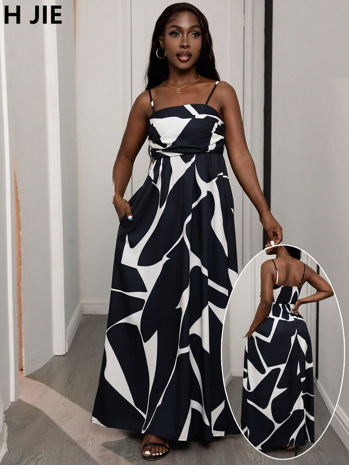 SHEIN maxi ruha, fekete