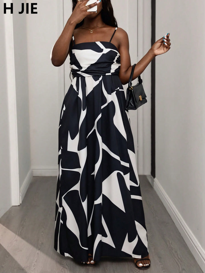 SHEIN maxi ruha, fekete