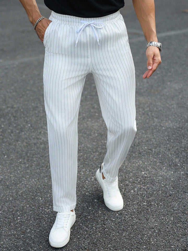 Pantaloni SHEIN, alb