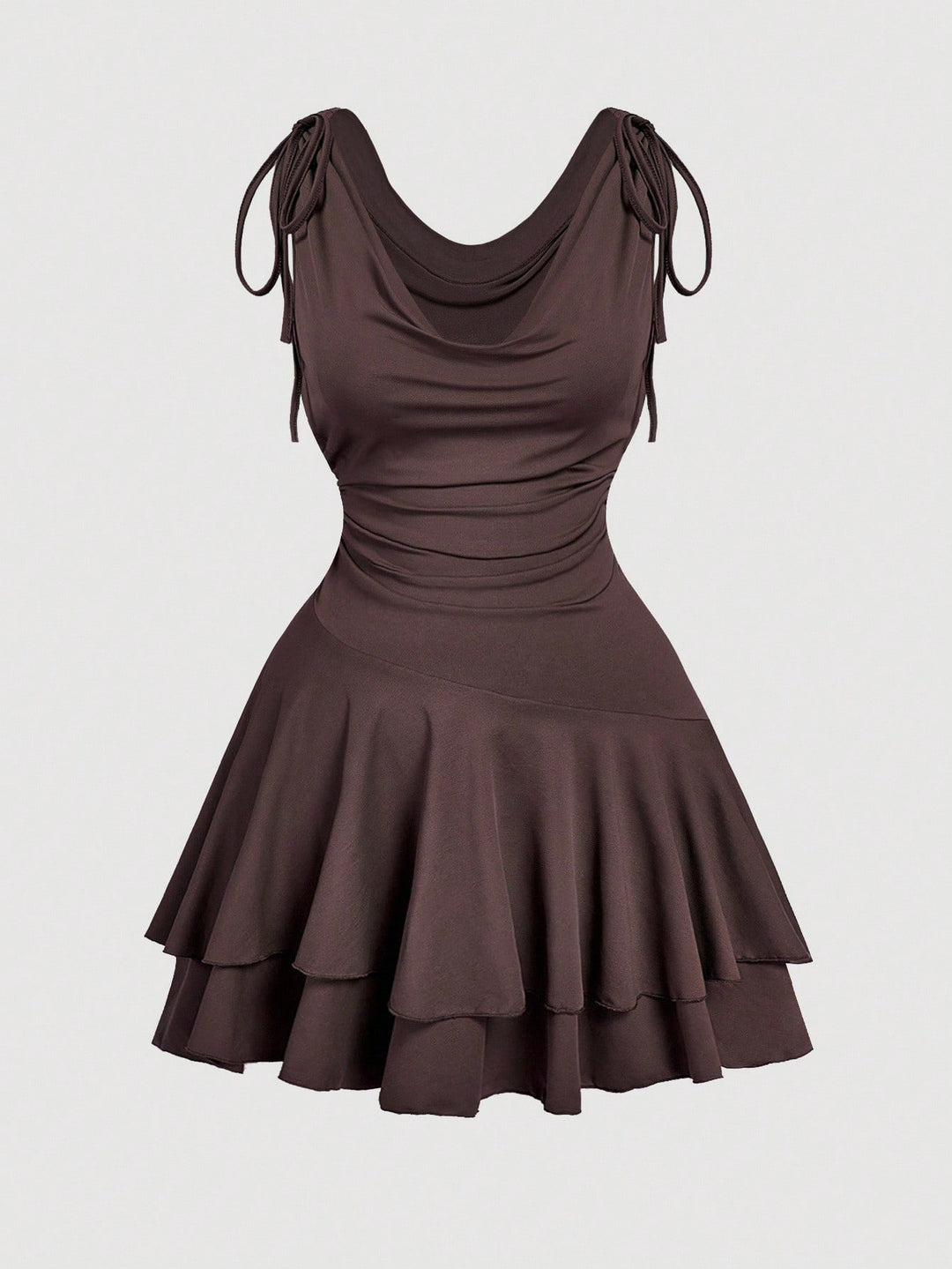 Rochie mini SHEIN, maro