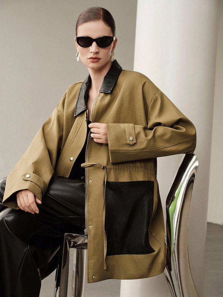 Trench SHEIN, mix culori