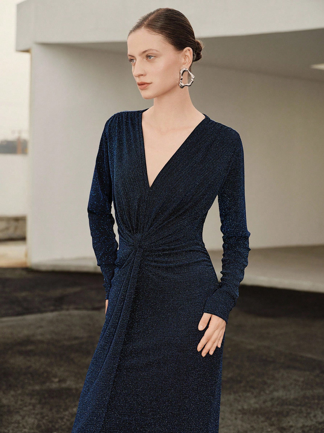Rochie maxi SHEIN, albastru
