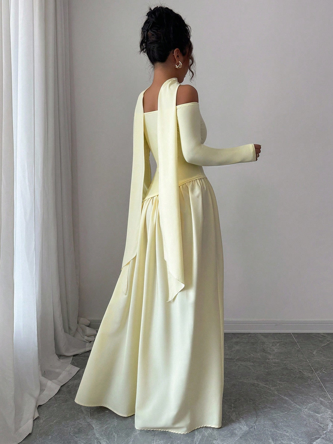 Rochie maxi SHEIN, galben