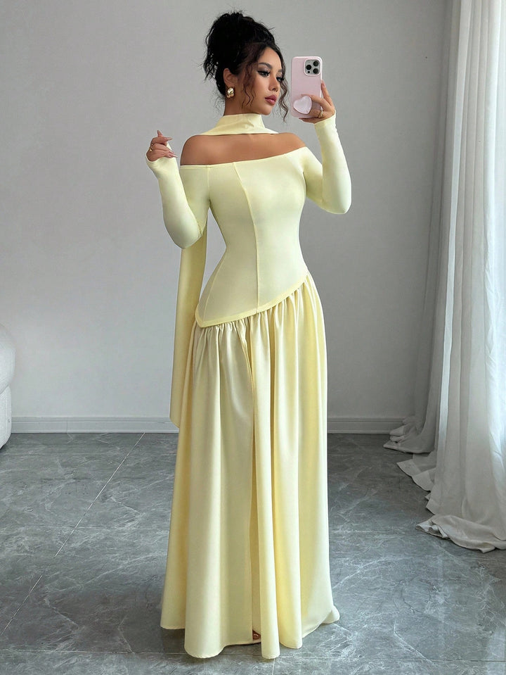 Rochie maxi SHEIN, galben