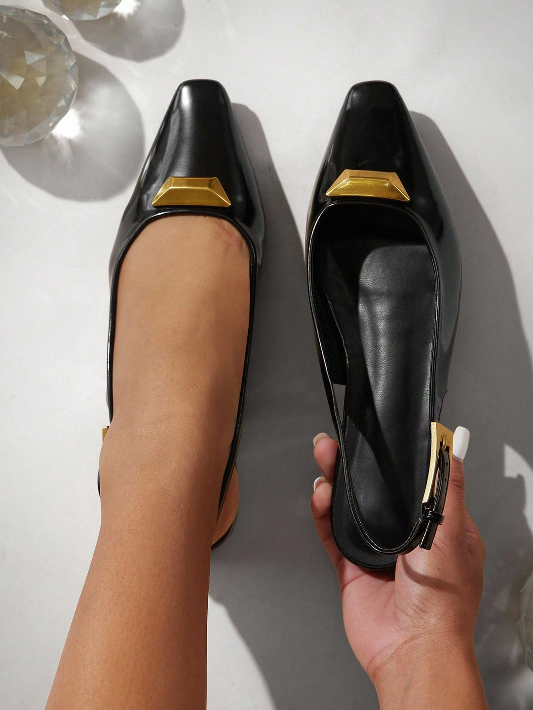 Balerini SHEIN, negru