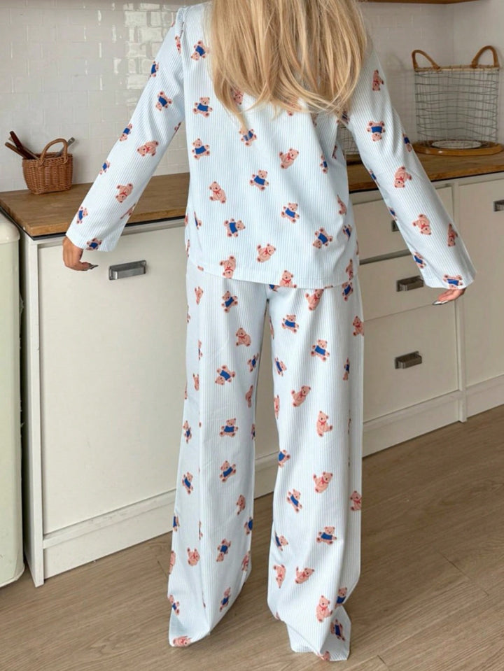 Set pijamale SHEIN, bej