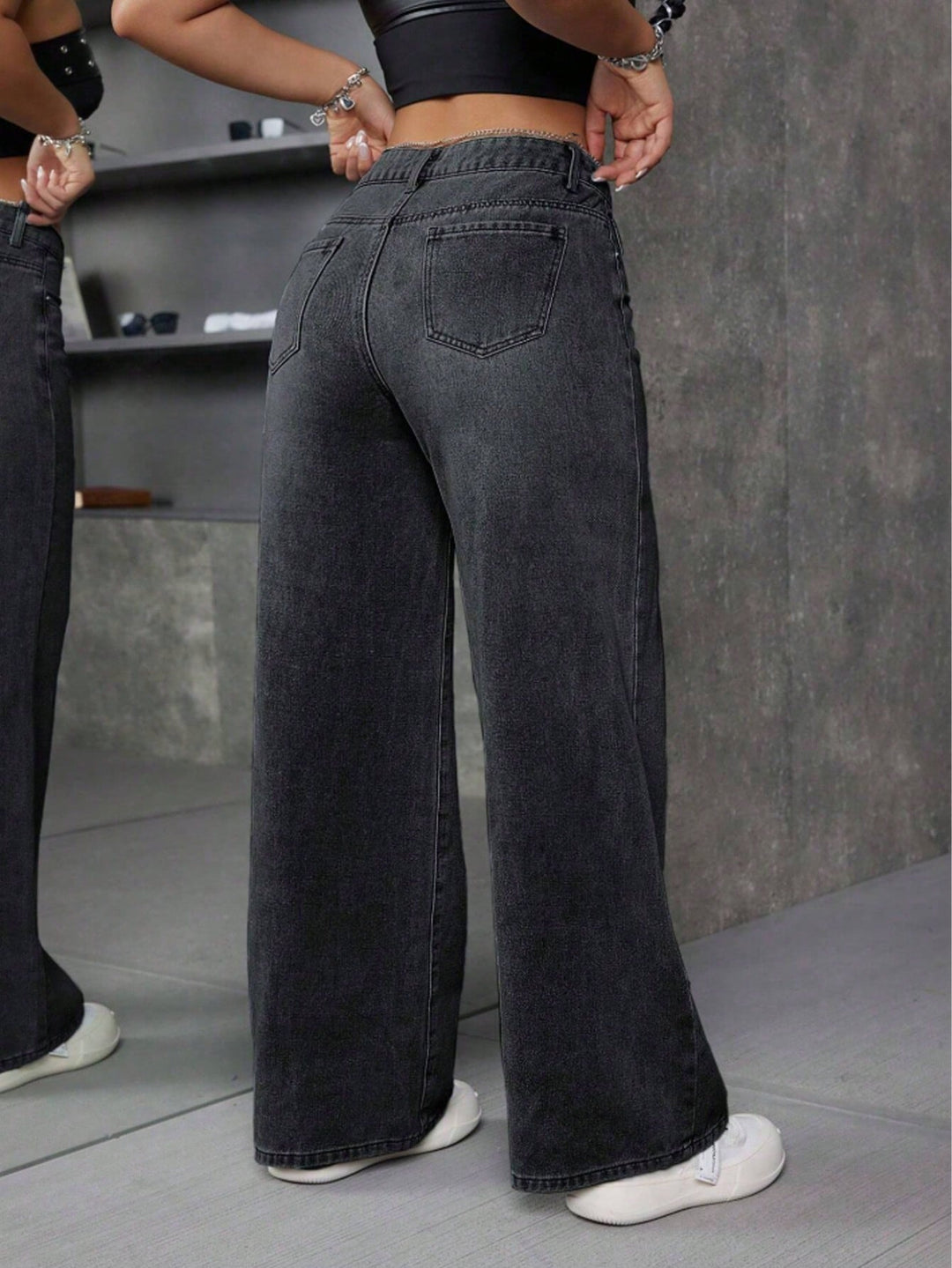 Jeans SHEIN, gri