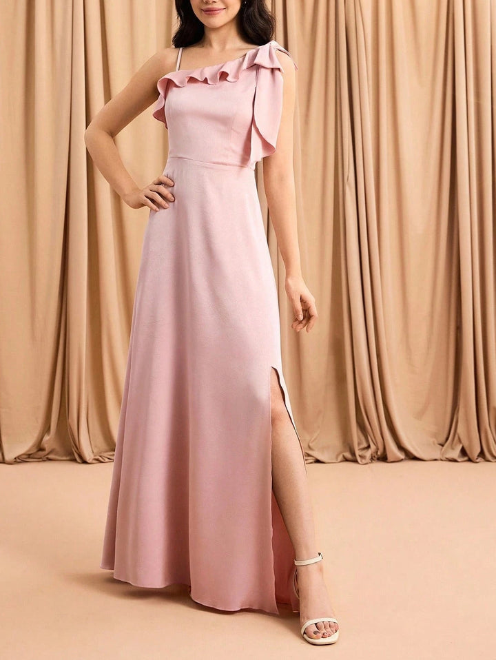Rochie maxi SHEIN, roz