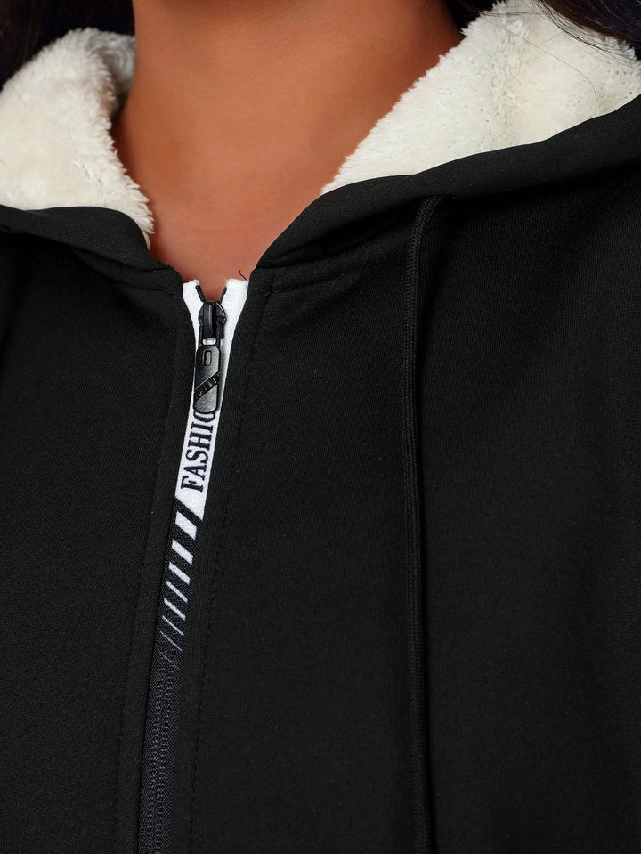 Hanorac SHEIN, negru