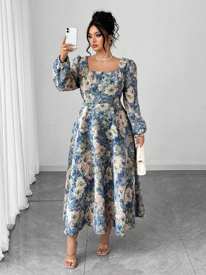 Rochie midi SHEIN, albastru