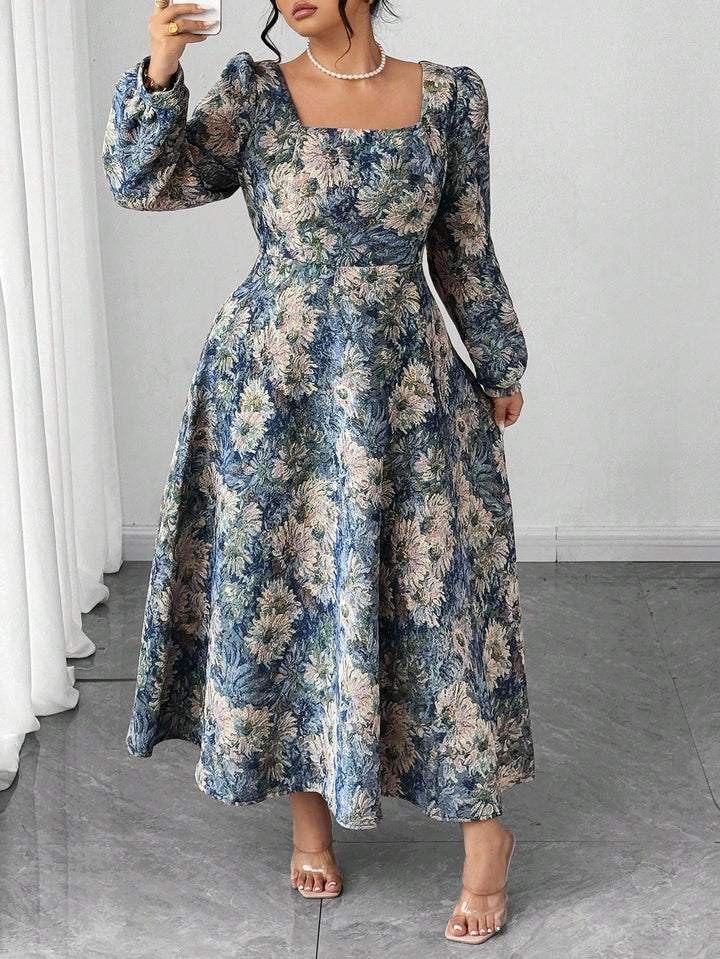 Rochie midi SHEIN, albastru