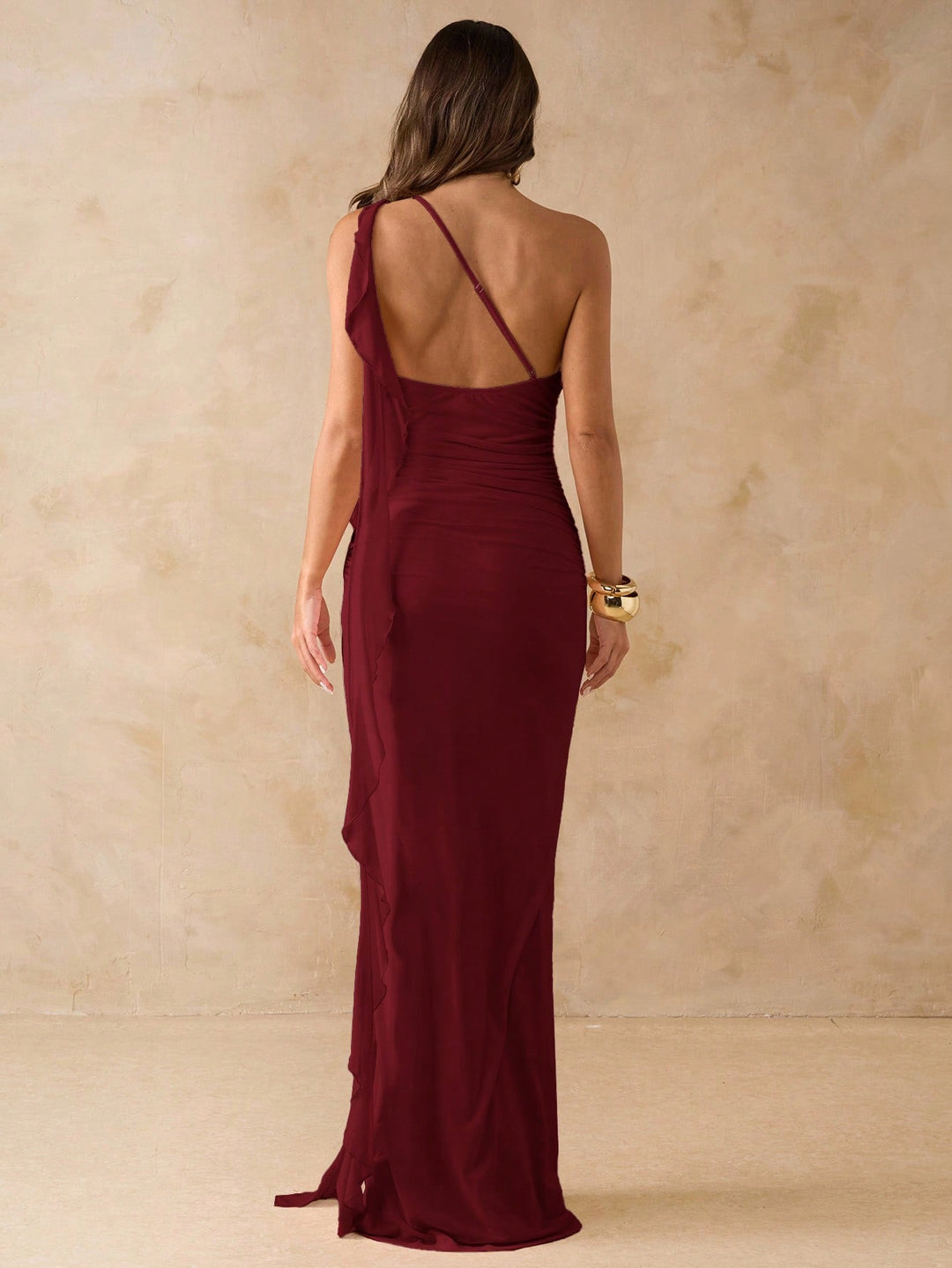 Rochie maxi SHEIN, vișiniu