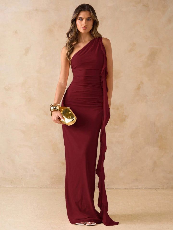 Rochie maxi SHEIN, vișiniu