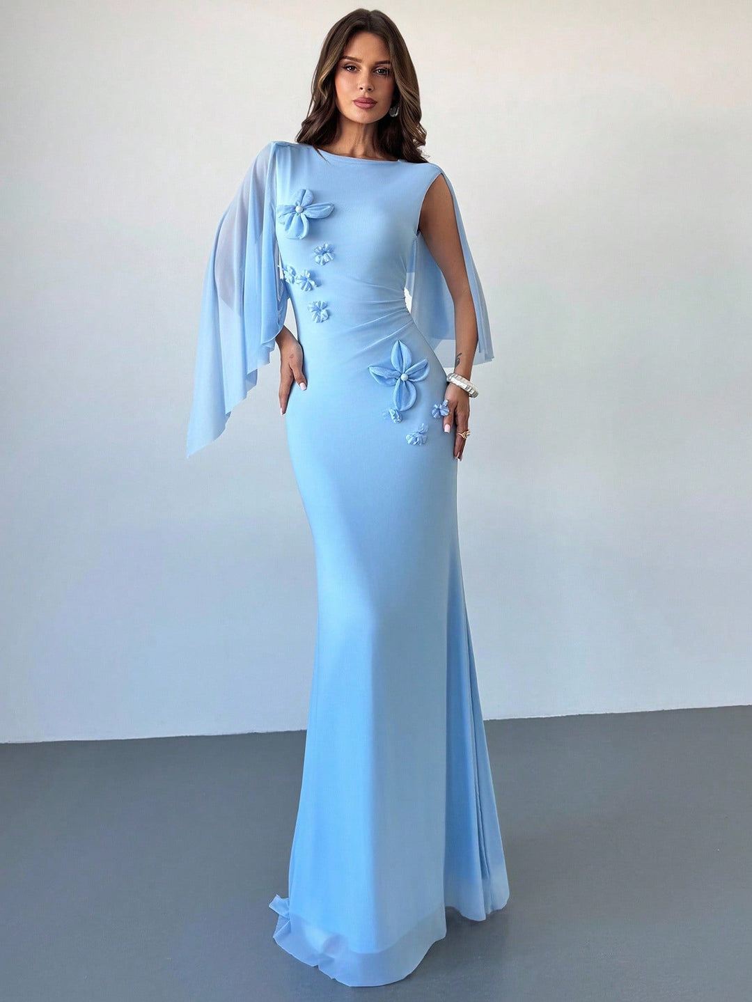 Rochie maxi SHEIN, albastru