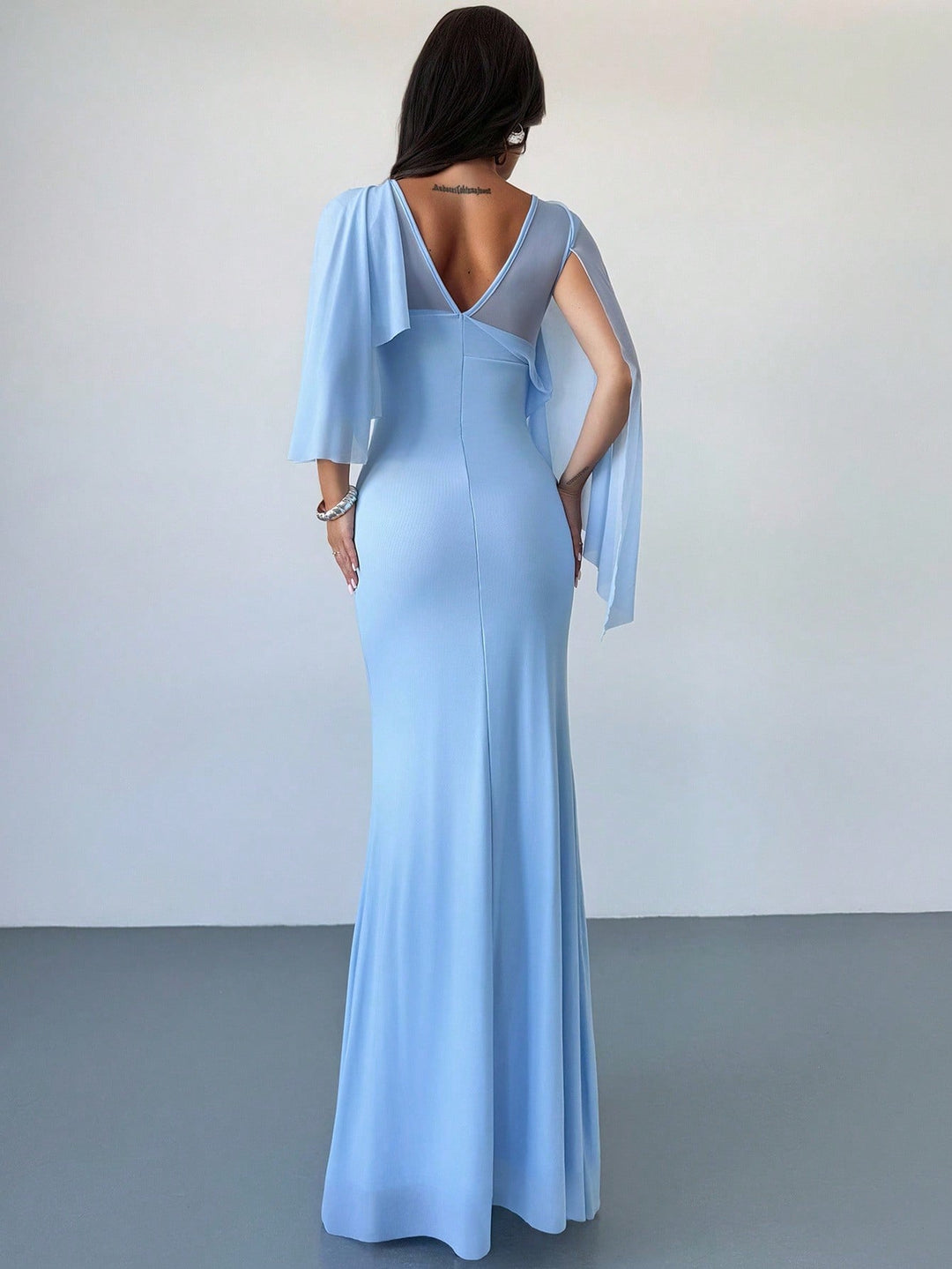 Rochie maxi SHEIN, albastru