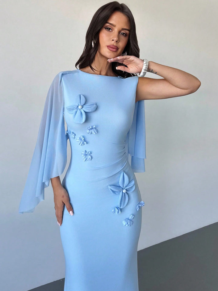 Rochie maxi SHEIN, albastru