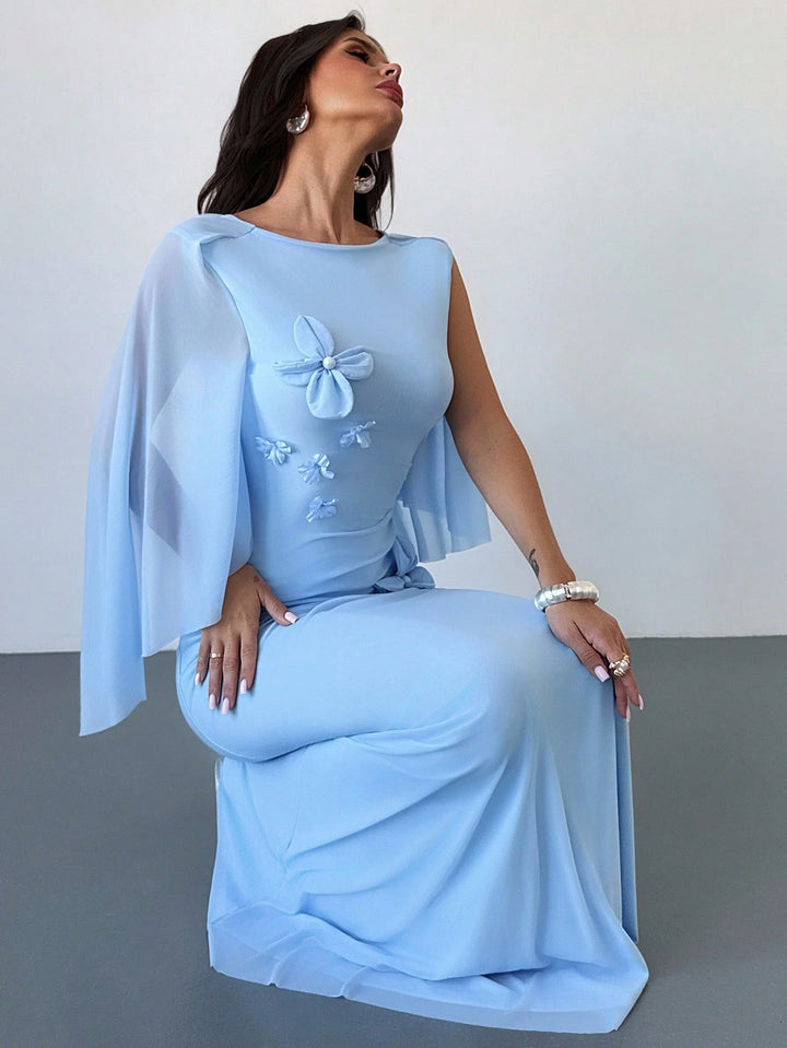 Rochie maxi SHEIN, albastru