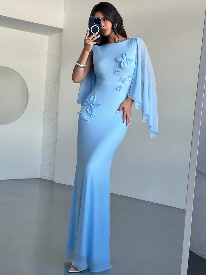 Rochie maxi SHEIN, albastru