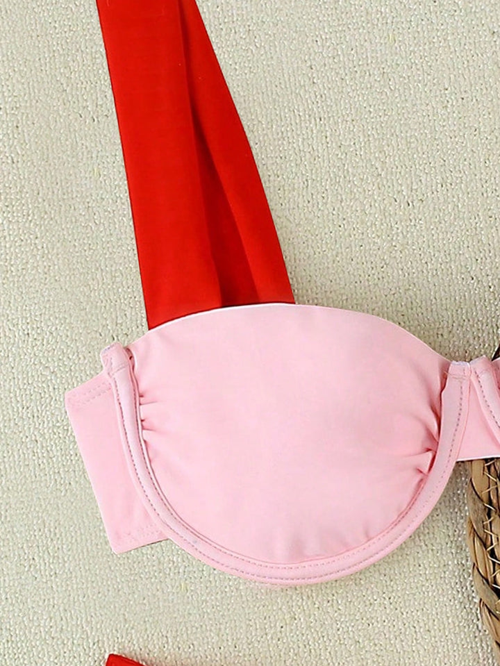 Set bikini SHEIN, mix culori
