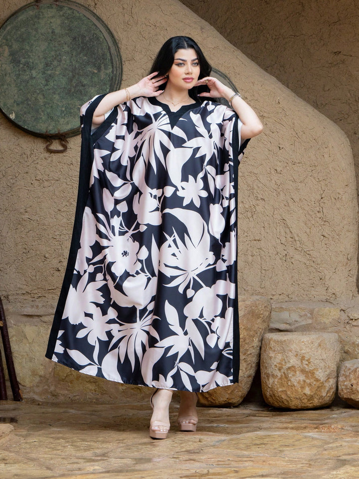 Set caftan și jalabiya SHEIN, mix culori