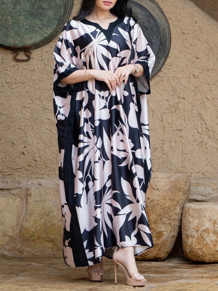 Set caftan și jalabiya SHEIN, mix culori