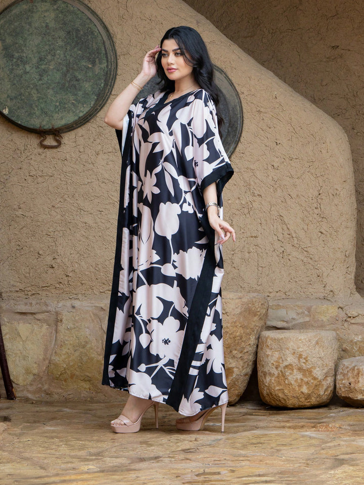 Set caftan și jalabiya SHEIN, mix culori