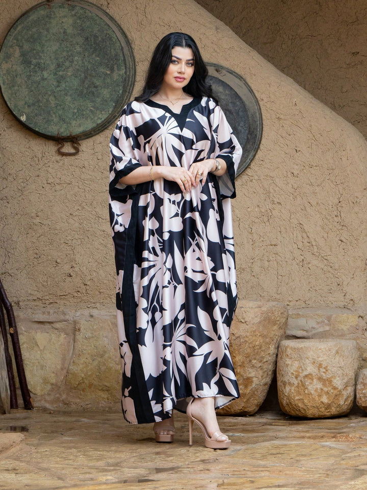 Set caftan și jalabiya SHEIN, mix culori