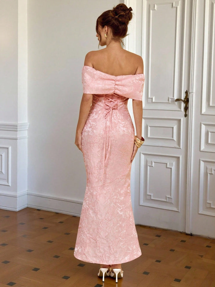Rochie maxi SHEIN, roz