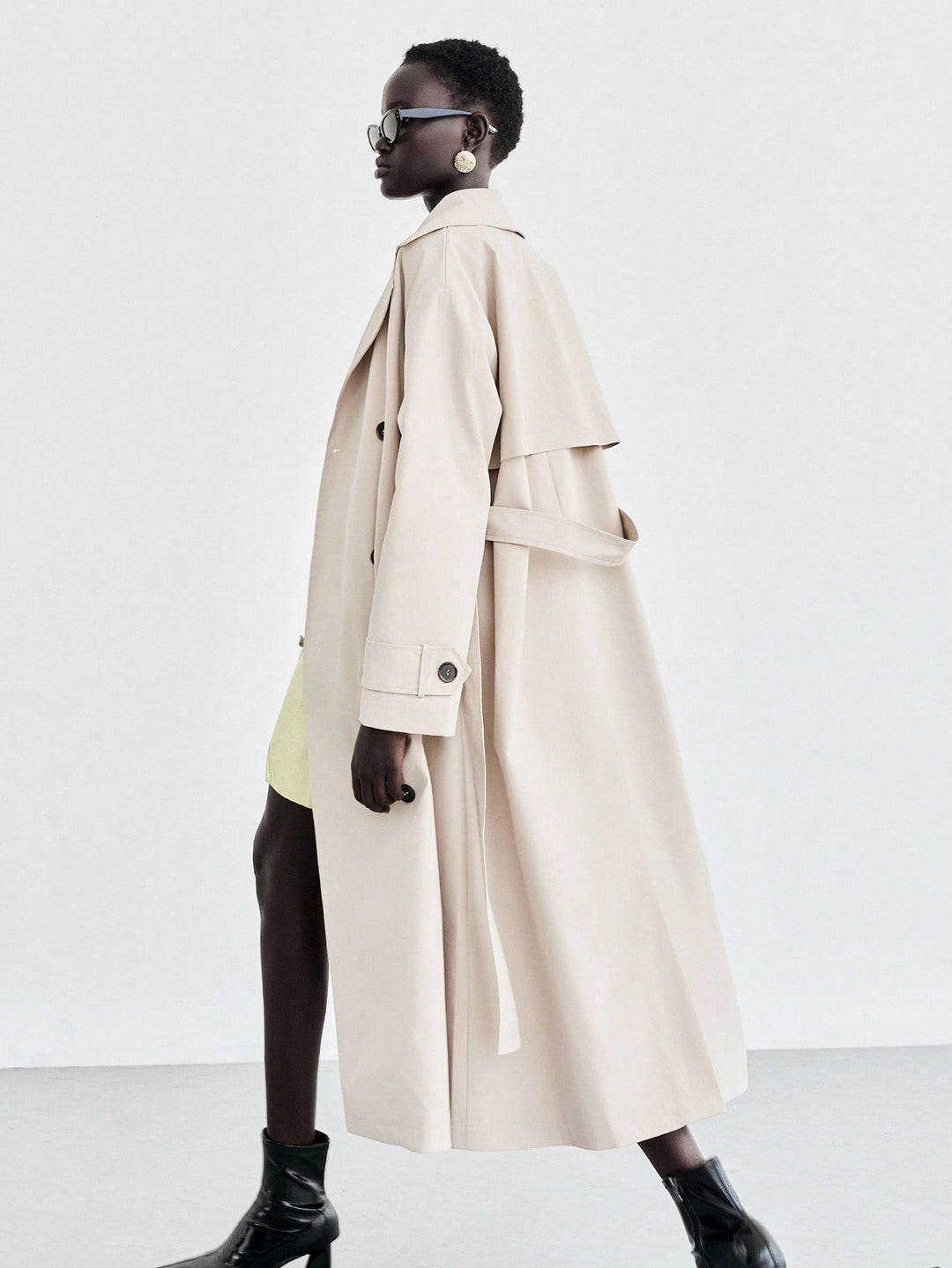 Trench SHEIN, kaki