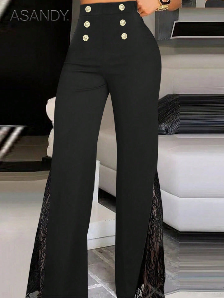 Pantaloni SHEIN, negru