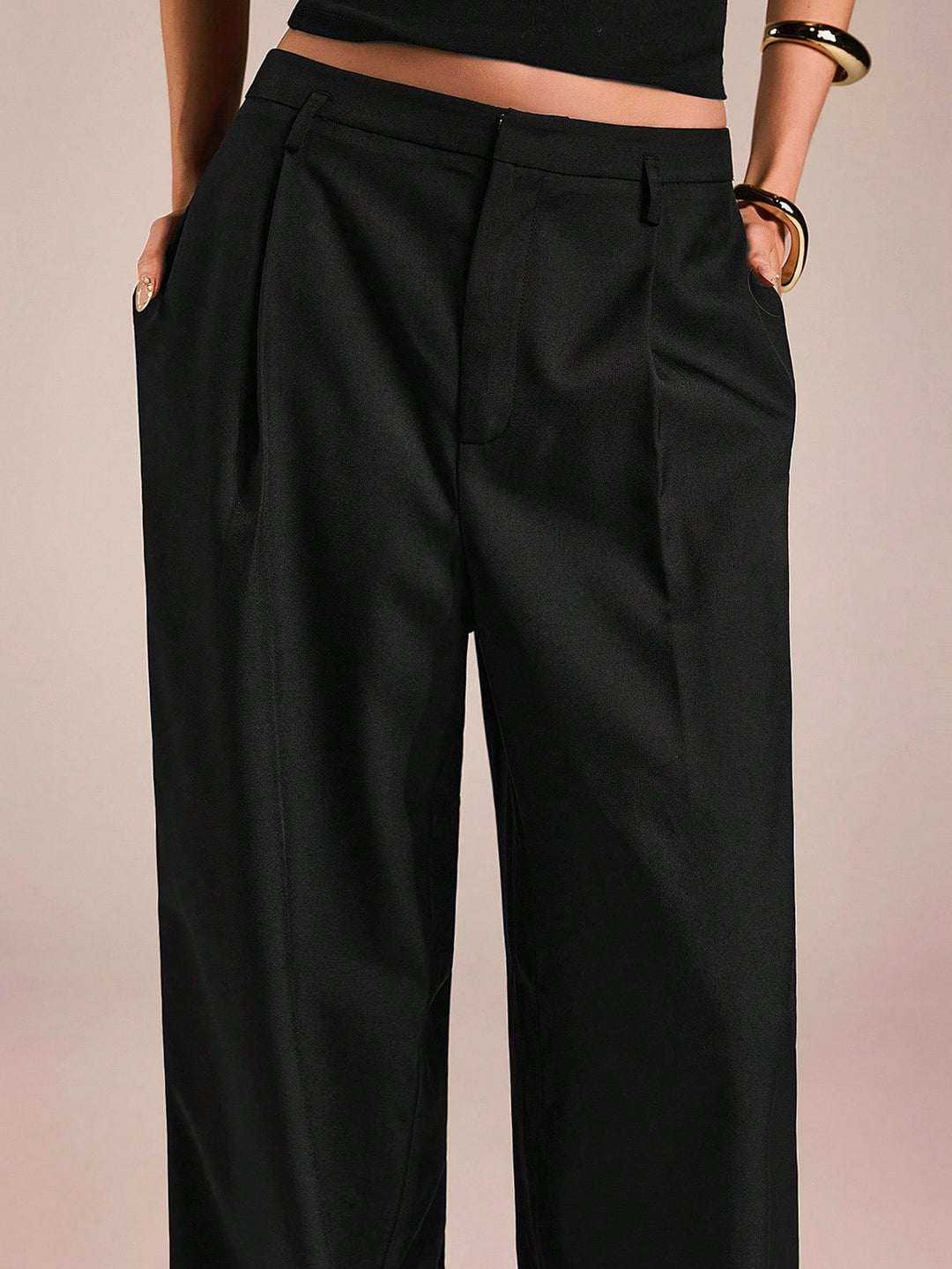 Pantaloni SHEIN, negru