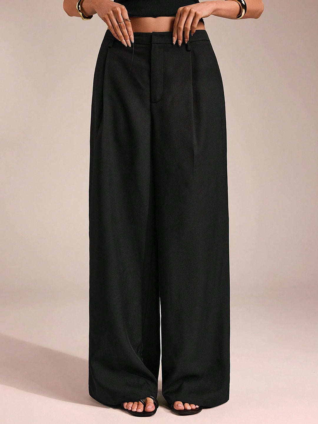 Pantaloni SHEIN, negru