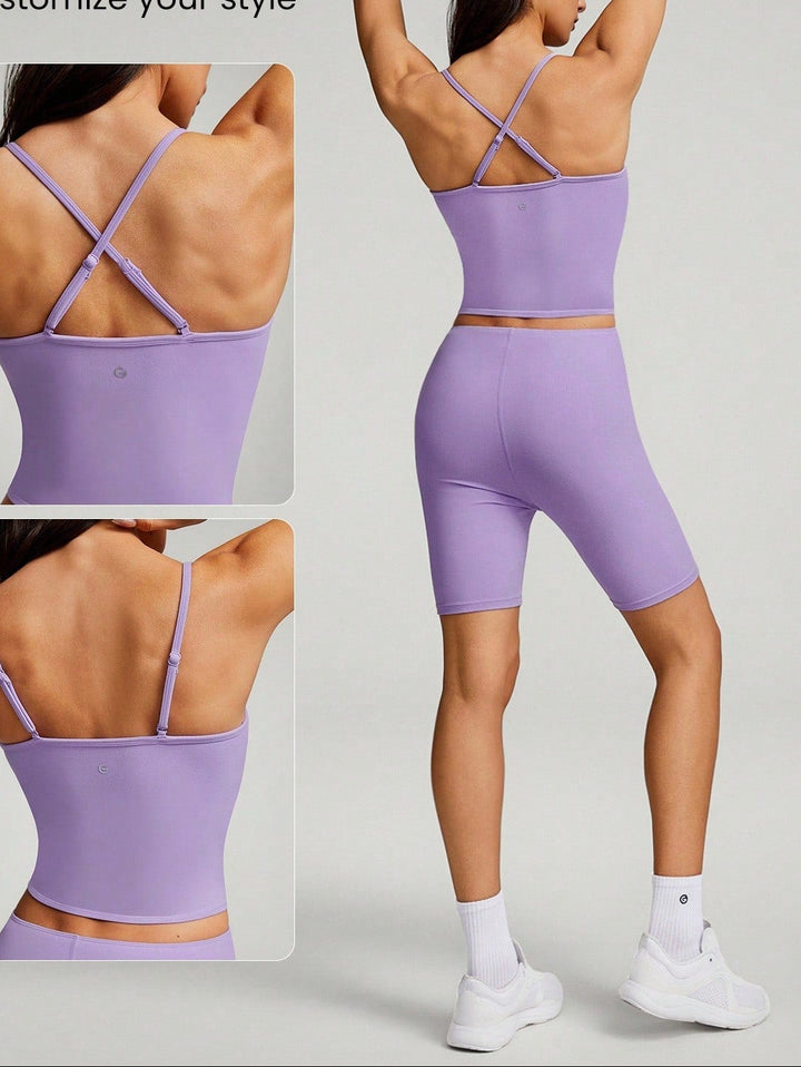 SHEIN purple short jumpsuit