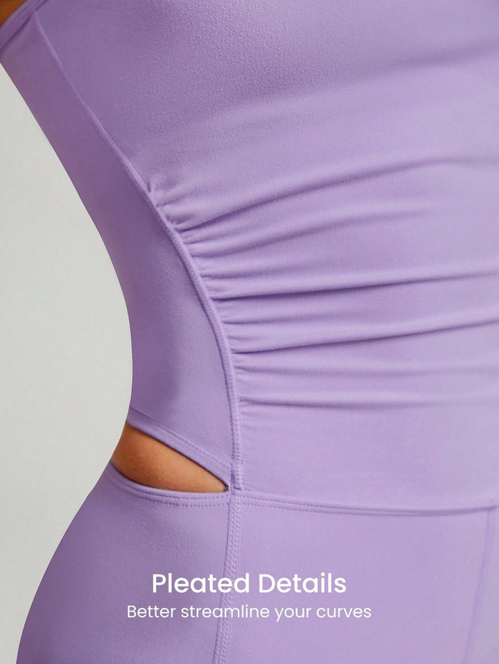 SHEIN purple short jumpsuit