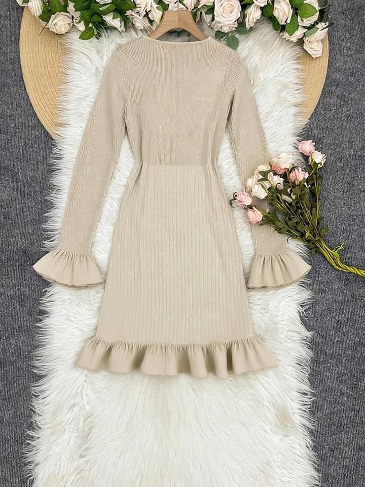SHEIN mini ruha, ekrü